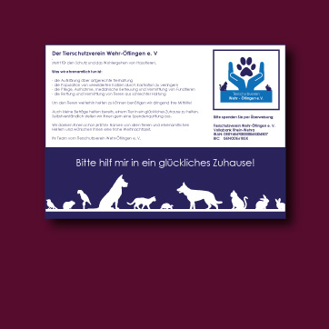 Spendenaufruf für den Tierschutzverein Wehr-Öflingen e.V.