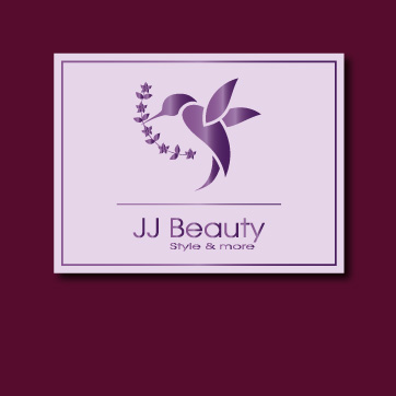 Logo Kolibri mit Jasminzweig für JJ Beauty Jessica Böhm aus Göppingen